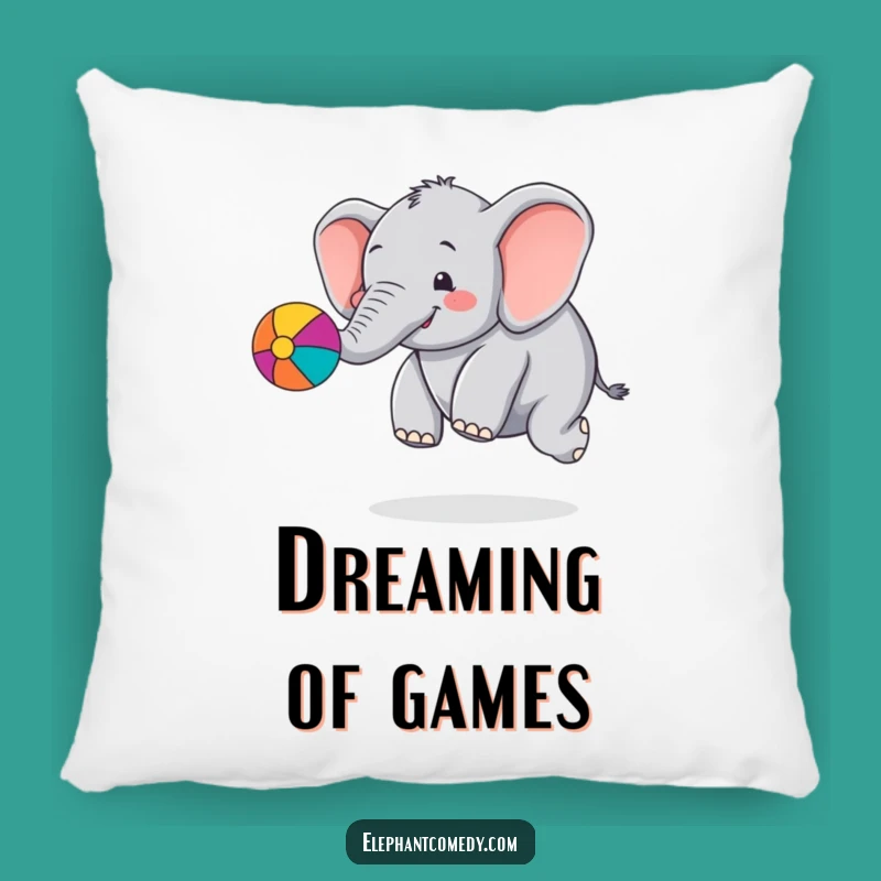 Funny Chubby Elephant Pillow: Cozy Ball Bouncing Elephant Cushion Gift