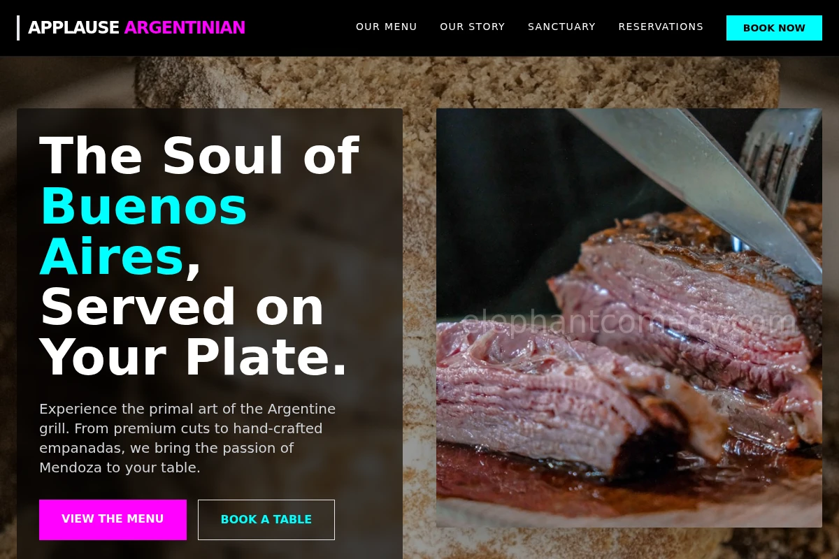 Applause Argentinian Food
