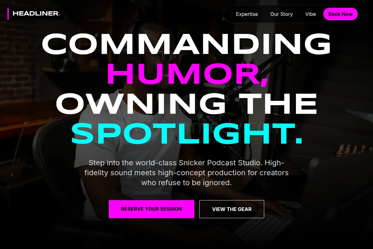 Snicker Podcast Studio