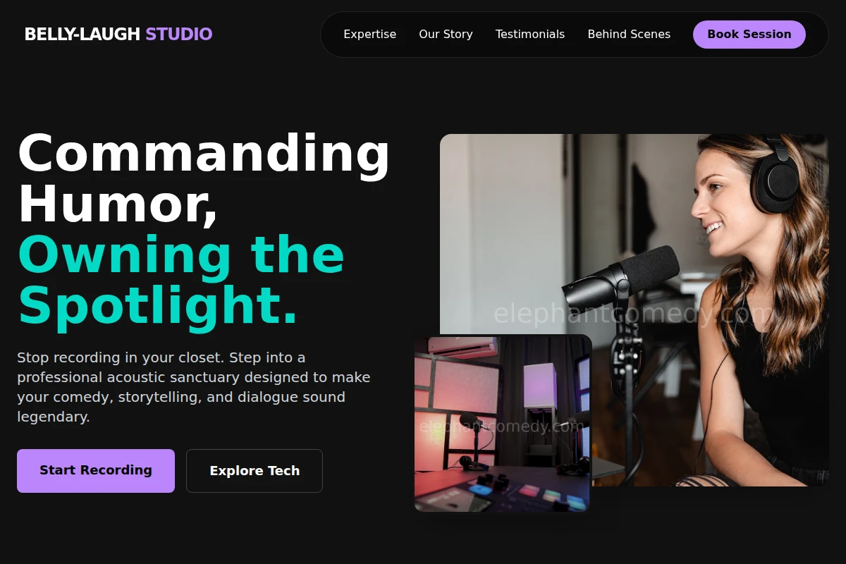 Belly-Laugh Podcast Studio