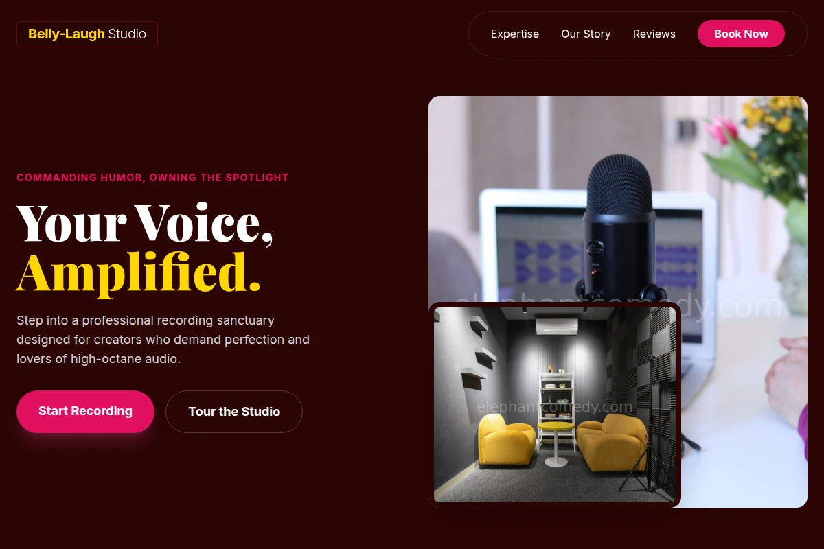 Belly-Laugh Podcast Studio