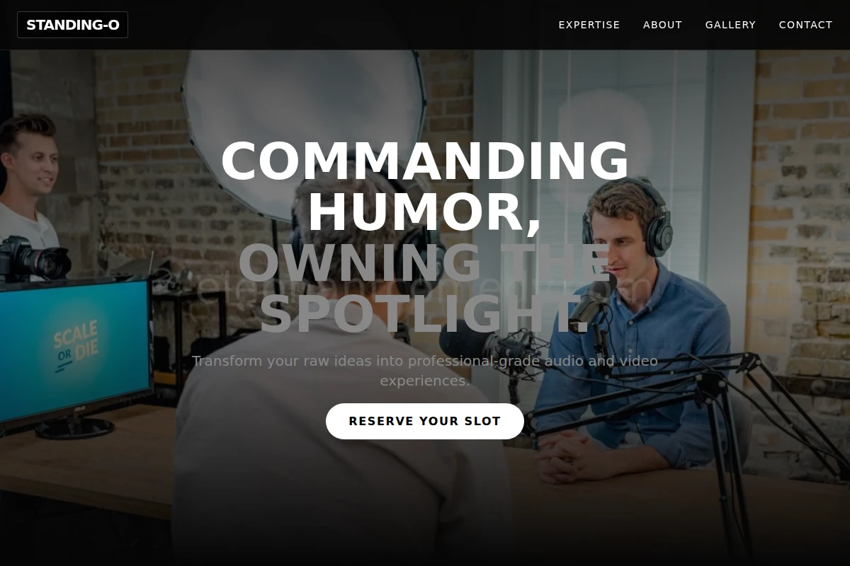 Standing-O Podcast Studio